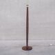 Turned wooden french mid-century floor lamp