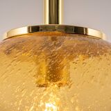 Murano ball pendant light by Doria, Germany, 1970s