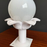 Opaline palm tree ceiling light from the 1980s.