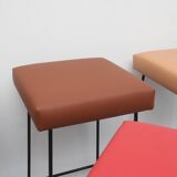Ensemble de 4 tabourets de barre Wire années 1960