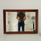 Vintage Italian mirror, beveled glass, 1960s