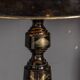 Mid 20thc japanese pair of lacquered table lamps c.1960