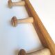 Coat rack 2m, 14 wooden wall hooks