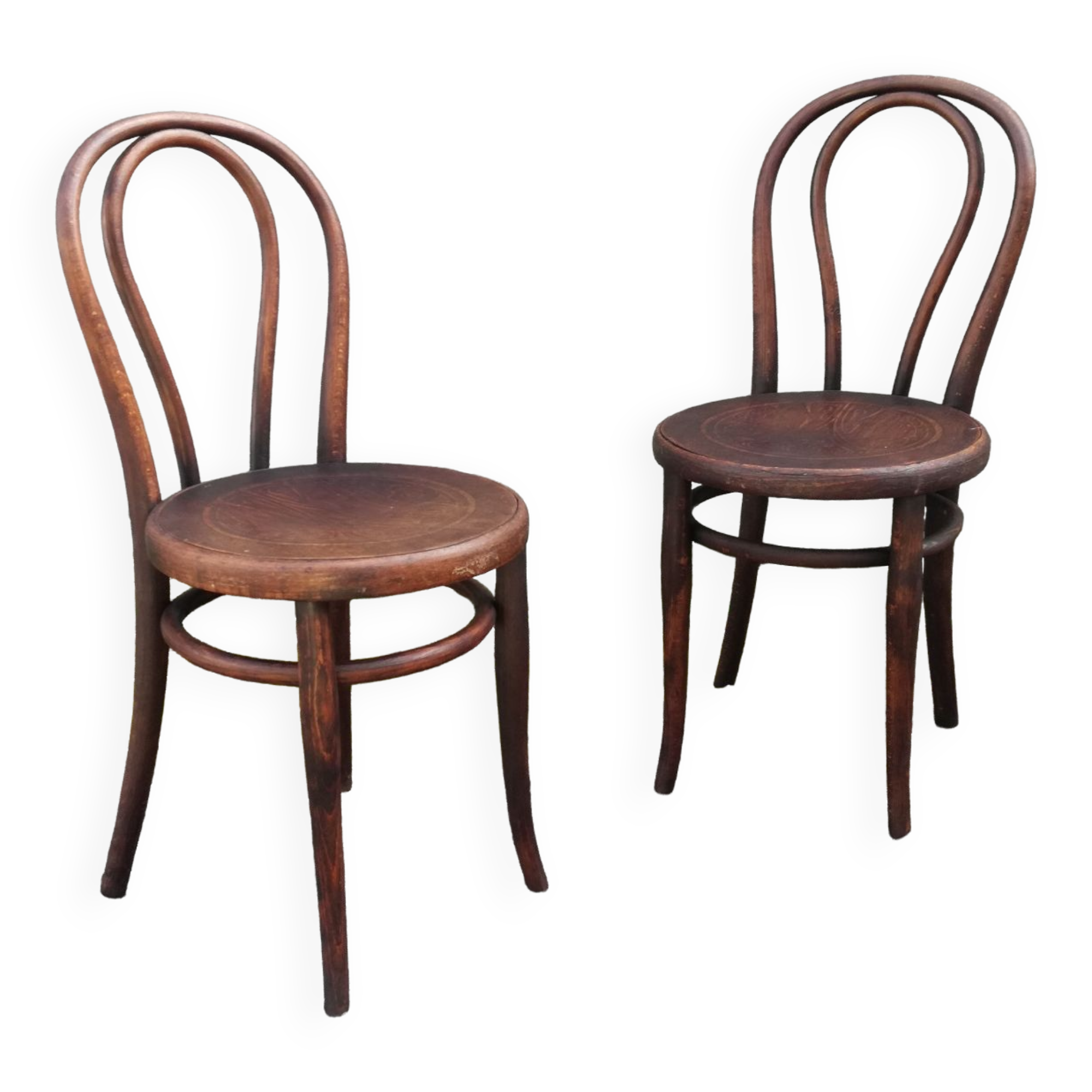 Bistro chairs 1900, set of 2