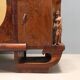 Vintage display cabinet in burl veneer, design, Italy, 1920s-1930s
