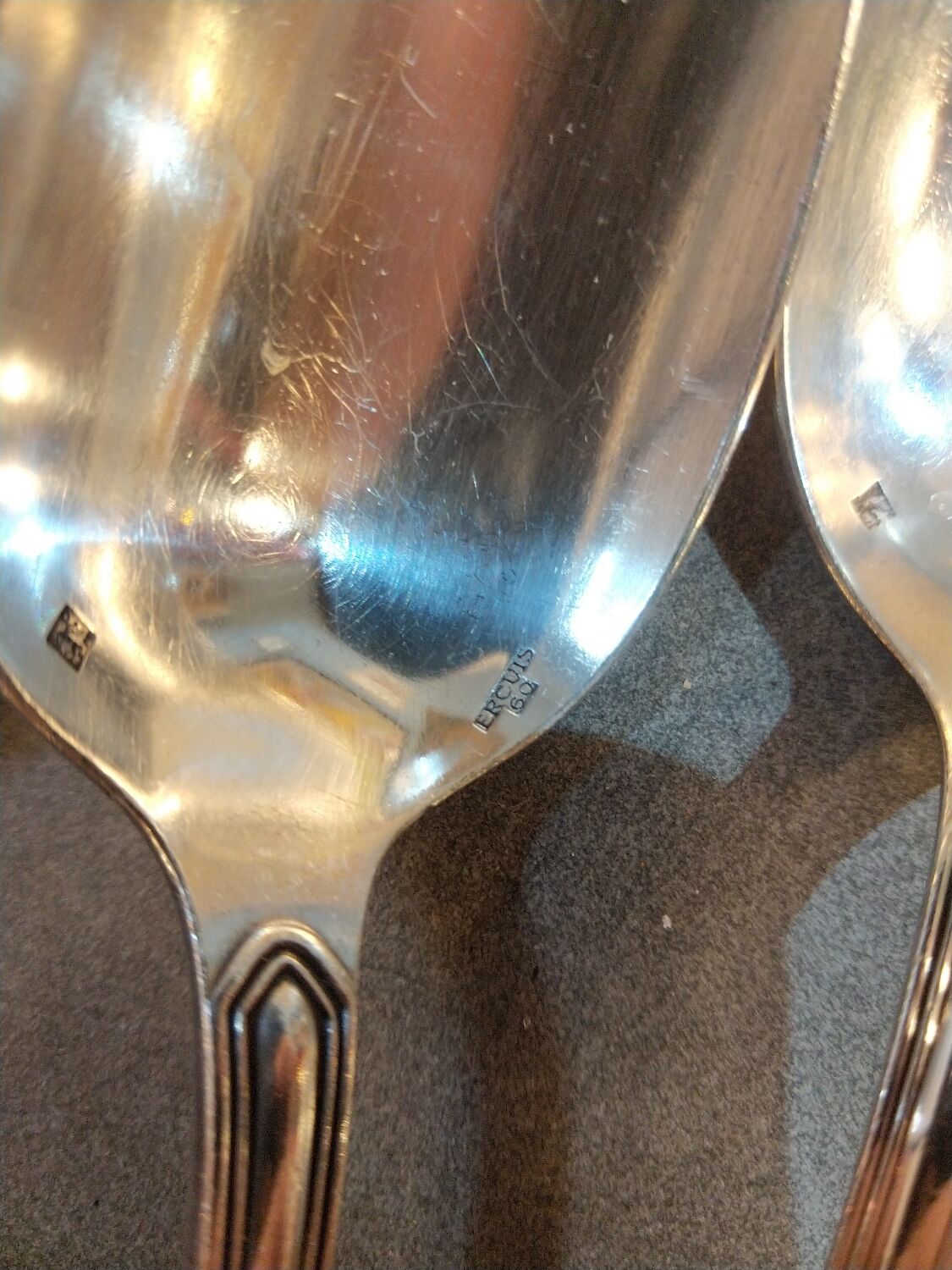 Ercuis silver-plated cutlery set