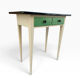 Table d’appoint Formica bleu des années 50 France