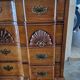 Double drop-leaf commode - Chippendale, Mahogany - Cherry wood