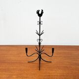 Mid-century Scandinavian metal candle holder by Gunnar Ander, 1960s.