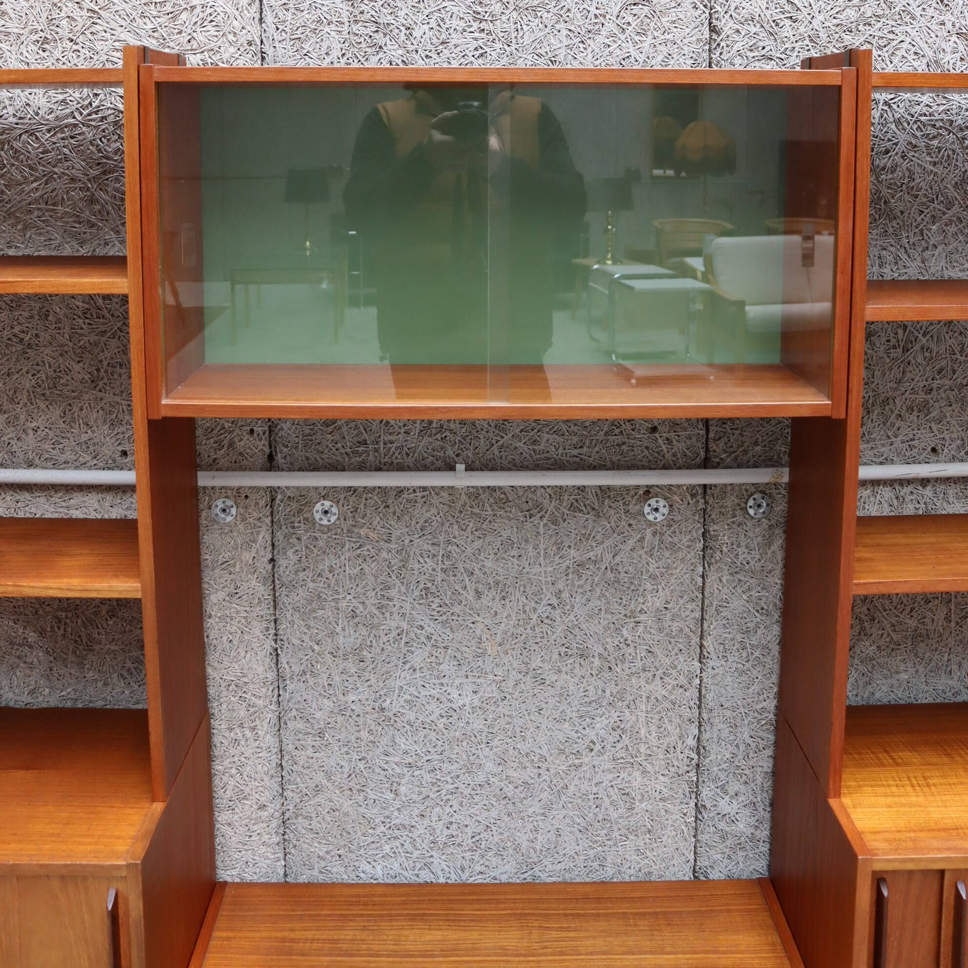 Bibliothèque scandinave modulable années 60