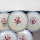 6 flat plates of Digoin Sarreguemines model Nina Rosa 210404