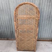 Rattan wicker bookshelf