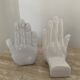 Pair of vintage ceramic hand bookends 70s-80s