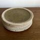 Set of 6 dessert plates by Pierre Digan, La Borme 1970