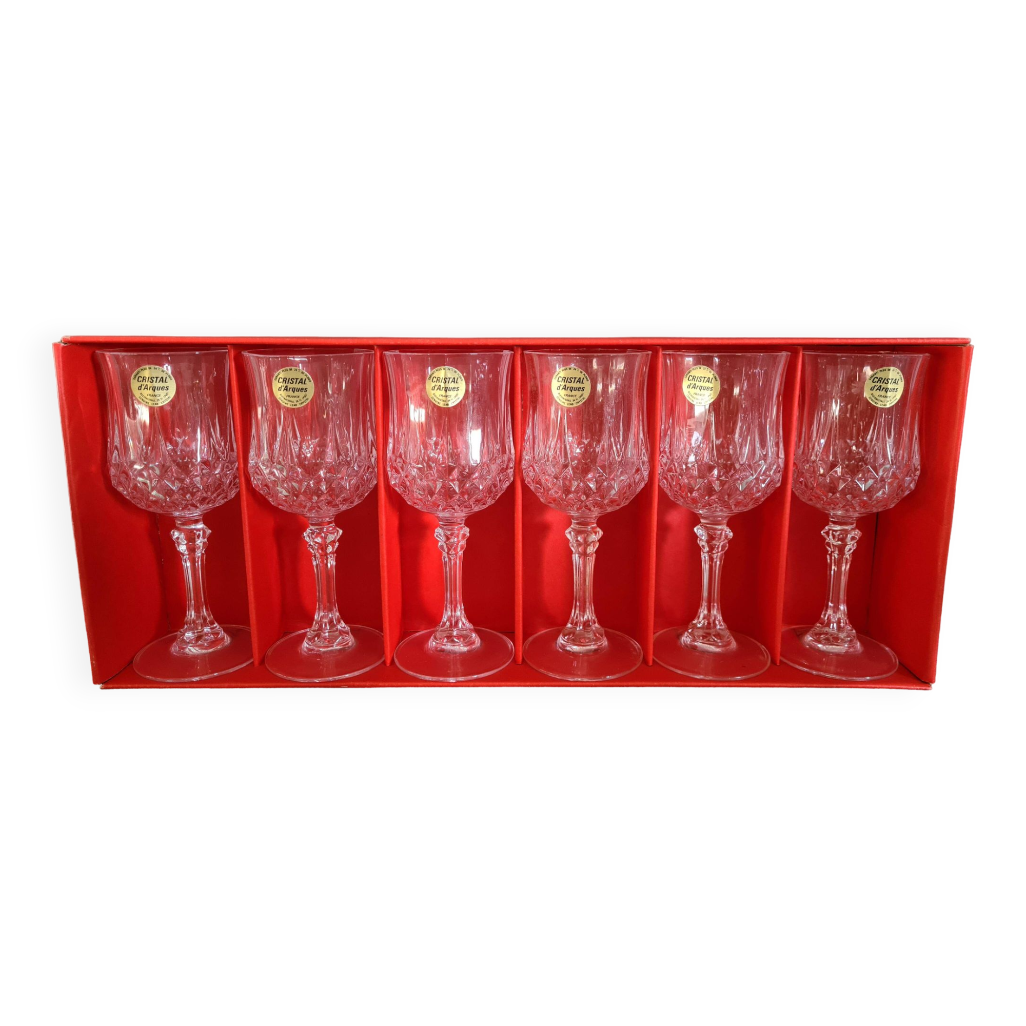Arques crystal water glasses ''Longchamps''