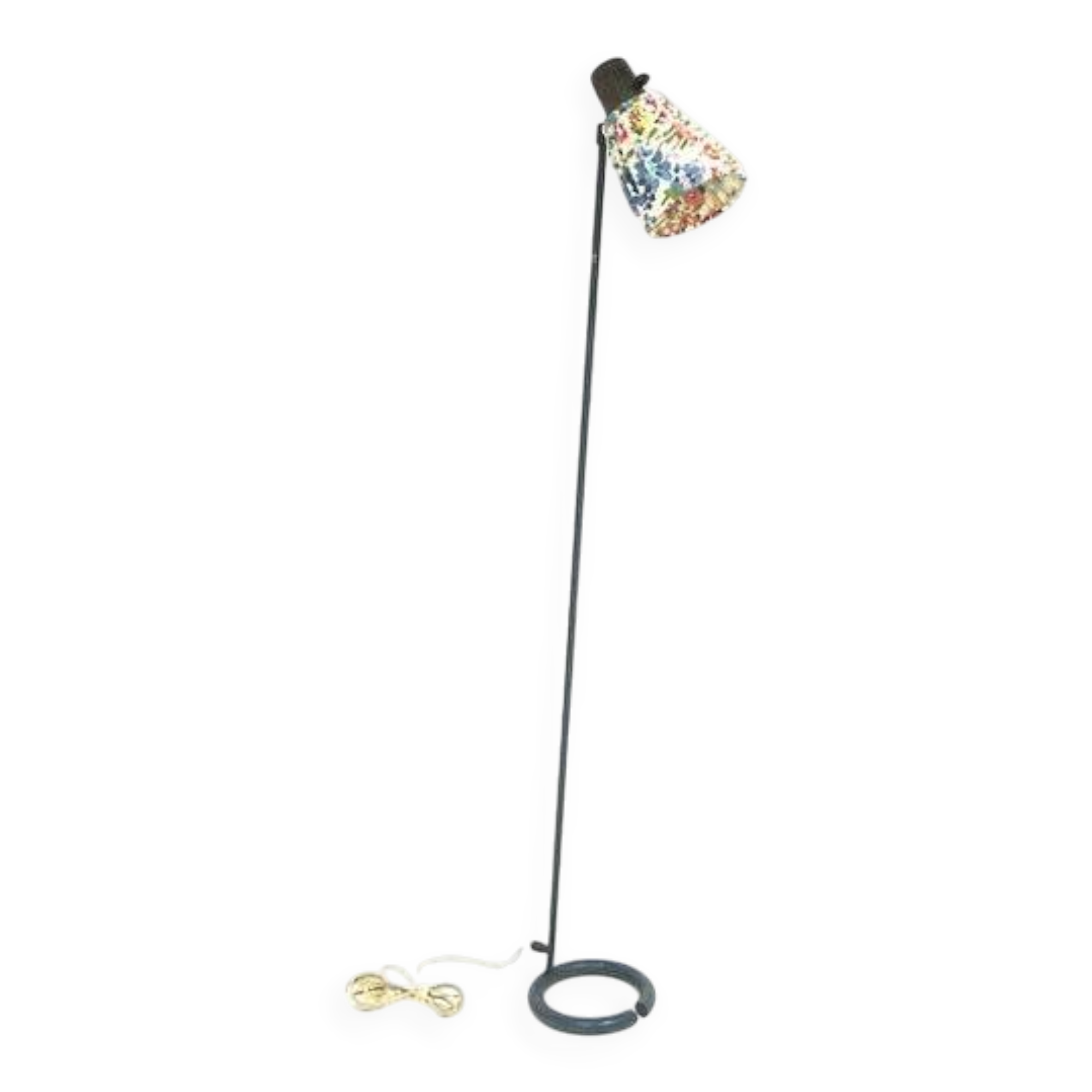 Scandinavian floor lamp "Model 560", Hans Bergström, Ateljé Lyktan, Sweden, 1950