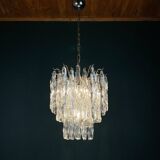 Murano glass chandelier attributed to J. Kalmar, Austria, 1960s.