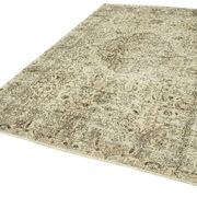 Hand-knotted antique turkish beige carpet 202 cm x 312 cm