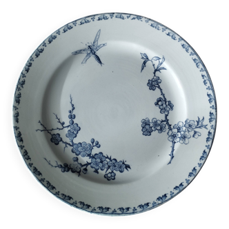 Sarreguemines U&C “Carmen” Iron earthenware flat plate ø 20.5 cm