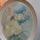 Oval flower service tray