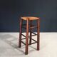 Brutalist Bar Stool from Charles Dudouyt, France, 1940s