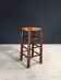 Brutalist Bar Stool from Charles Dudouyt, France, 1940s