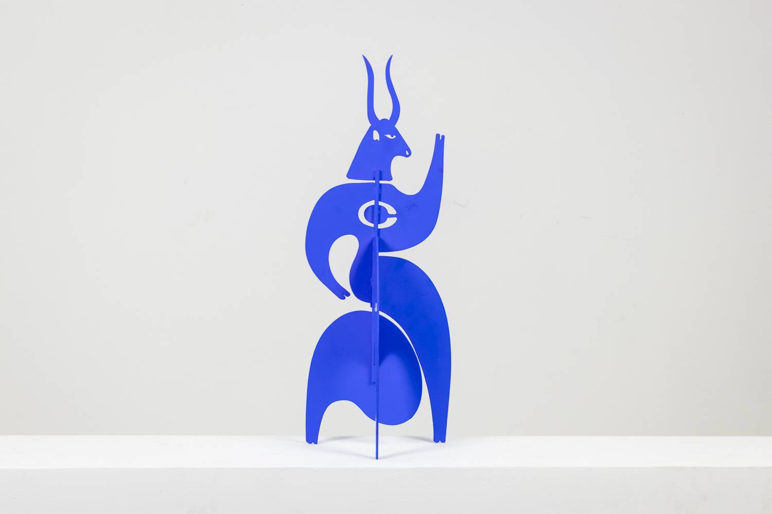 Antonine de Saint Pierre. Blue “Tauride” sculpture. Contemporary.