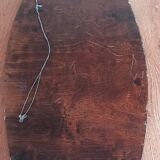 Octagonal beveled art deco wall mirror