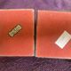 Vintage Italian alabaster bookends "Tennis Ball"