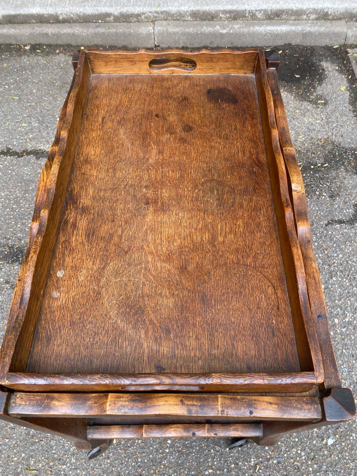 Solid wood rolling bar Louis XV early 20th century
