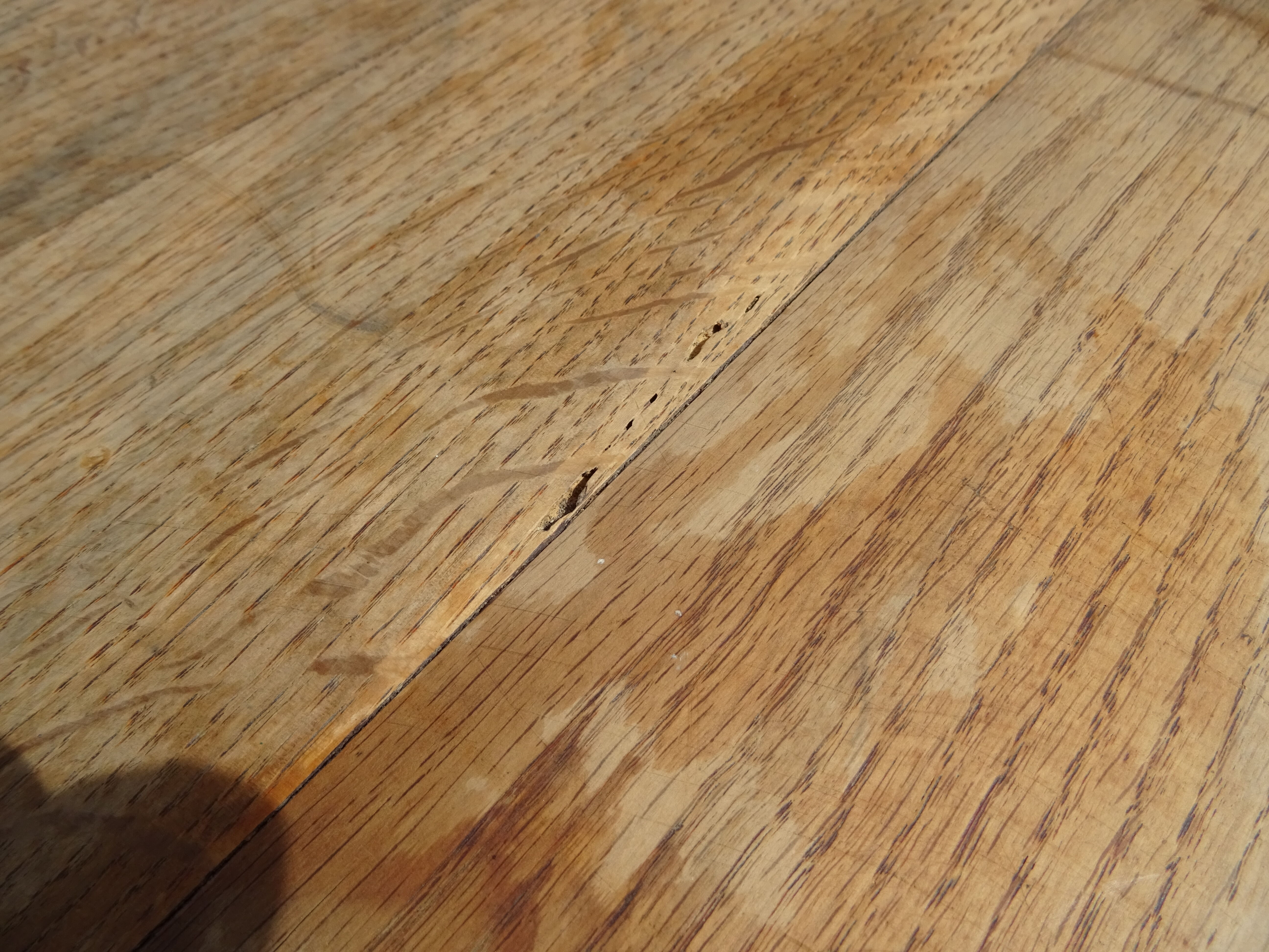 Country farmhouse table with 2 drawers