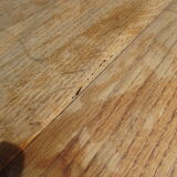 Country farmhouse table with 2 drawers