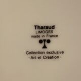 Tharaud Limoges porcelain ball vase