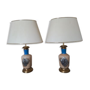 paire de lampes japonaises