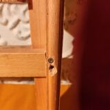 Set of 4 vintage wooden folding chairs