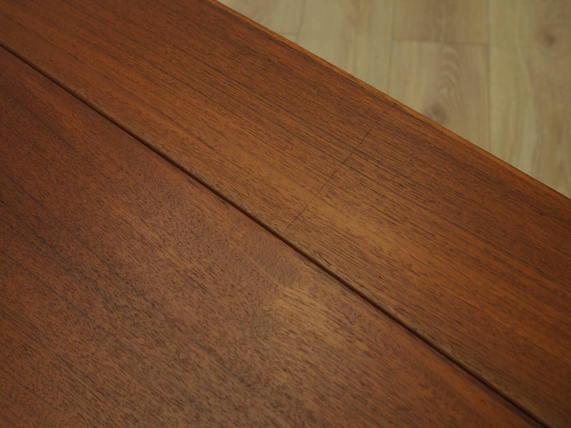 Danish teak coffee table with shelf, 1960s