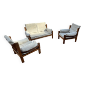 Ensemble Pierre Chapo – 2 fauteuils S15 et canapé S22