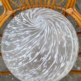 Vintage Murano pendant lamp, swirled glass