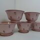 Set of 5 vintage antique ceramic bowls