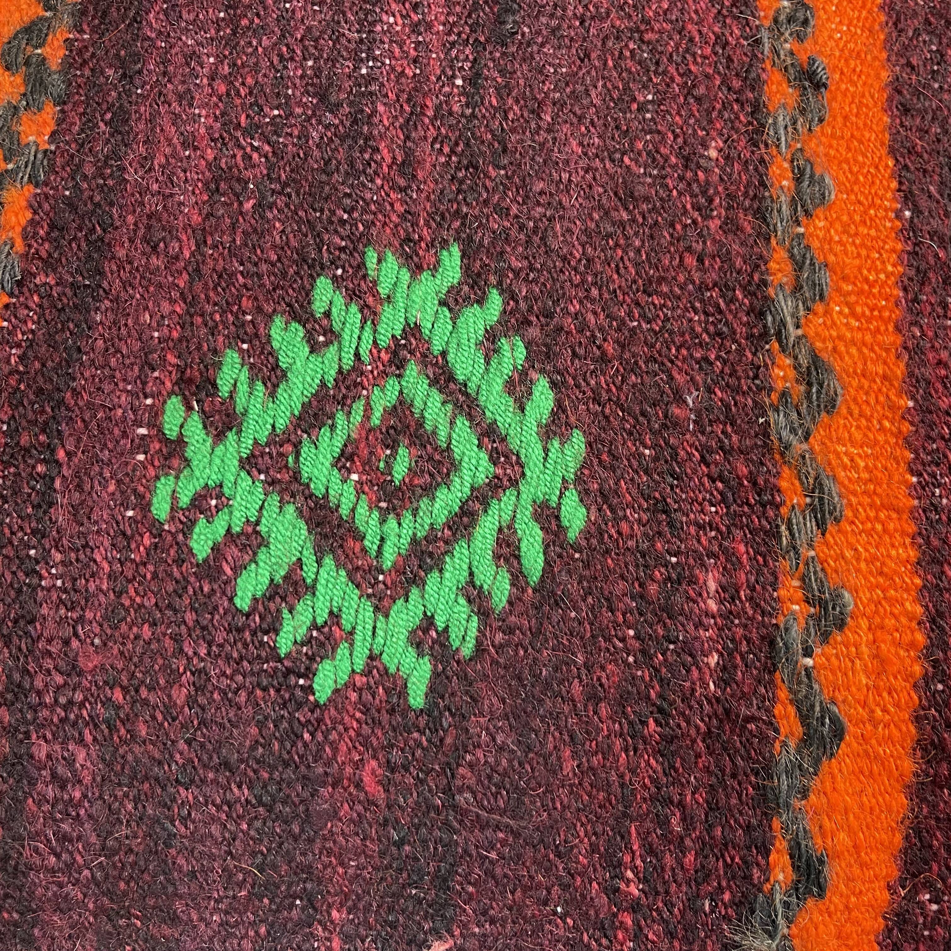 Vintage turkish Kilim cushion cover 40x40cm