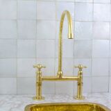 Robinet pont en laiton antique – classique pour votre salle de bain