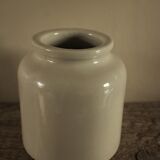 Mustard pot glazed gray sandstone