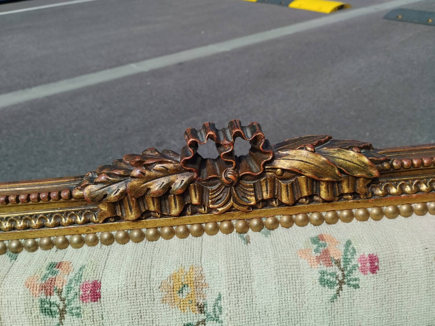 Pair of old Louis XVI style armchairs