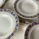 12 Longwy soup plates