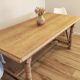 Table de ferme rénovée