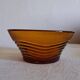 Amber glass bowls Duralex. Vintage