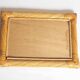 Rectangular rattan mirror