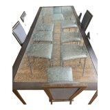 Design dining table and 10 chairs