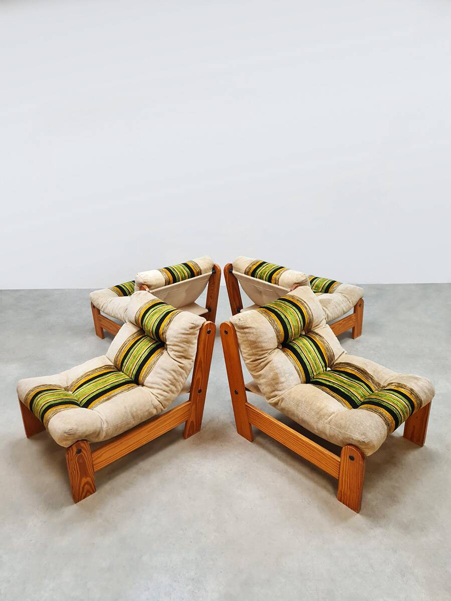 Vintage lounge chairs easy chair seventies