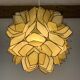 Mother-of-pearl flower suspension Rausch Capiz Germany, 70s